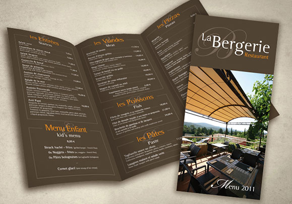 Menu Restaurant La Bergerie
